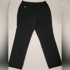 Quacker Factory Dream Jeannes L Black Pull On Jeans
